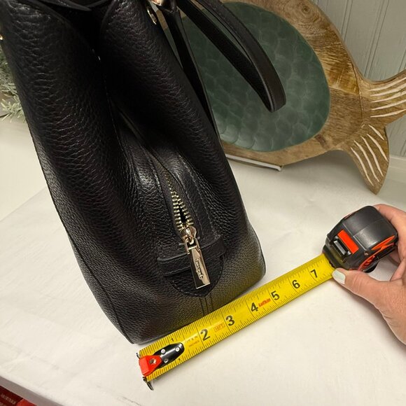 KATE SPADE Lena Triple Entry Shoulder Bag Pebbled Leather EUC Authentic - Picture 12 of 13